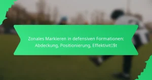 Zonales Markieren in defensiven Formationen: Abdeckung, Positionierung, Effektivität